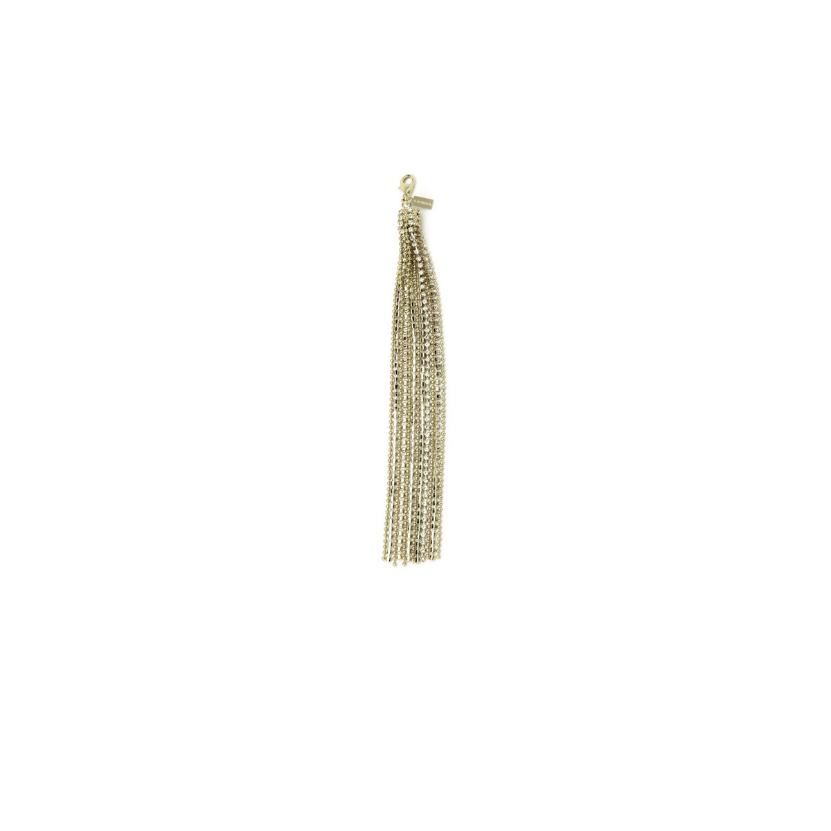 Huma® Accessories: Crystal Fringes Earring color Gold & Crystals E18 - product thumbnail 3/3.