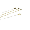 Huma DOUBLE CHAIN - OVAL PEARL P03-P Pearl & Brass P03-P pearl & brass - Produkt-Miniaturansicht 1/3