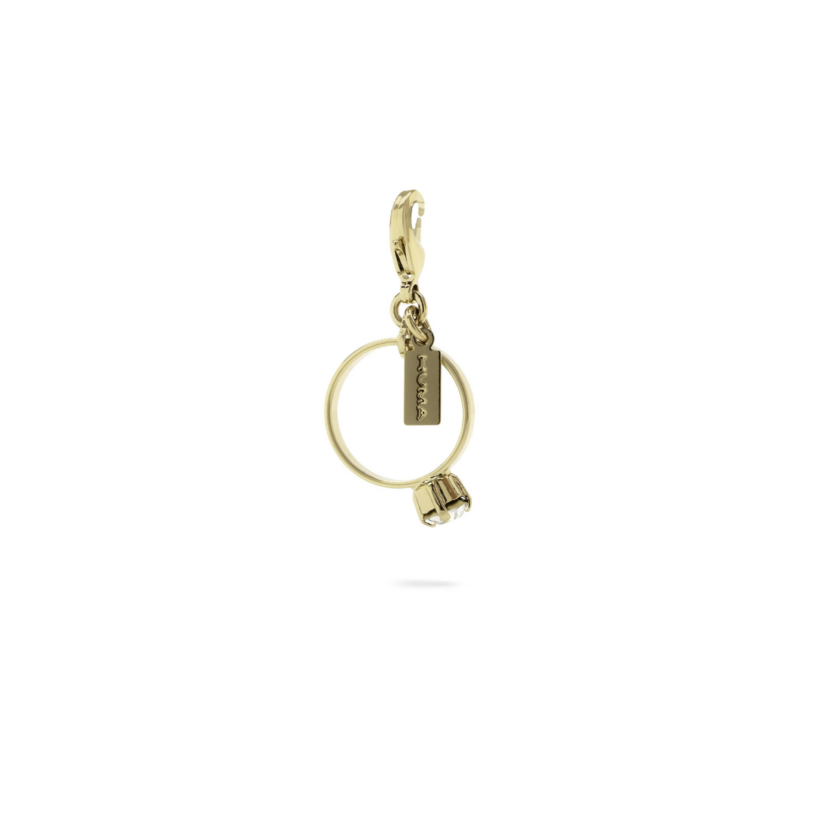 Huma EARRING WITH RING CRYSTAL STONE TL.31 Gold TL.31 Gold - anteprima prodotto 1/3