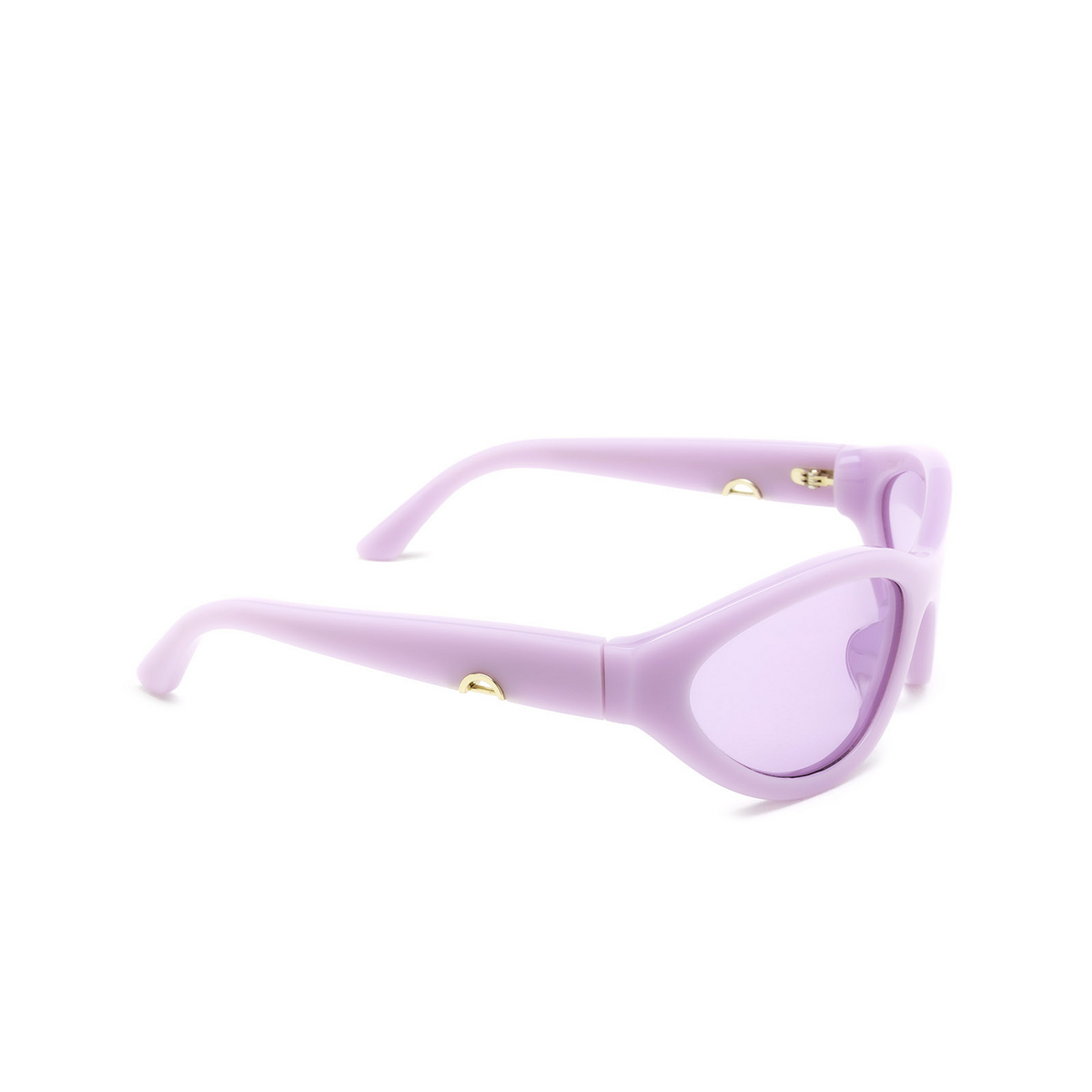 Huma® Mask Sunglasses: Linda color Violet 10 - three-quarters view.
