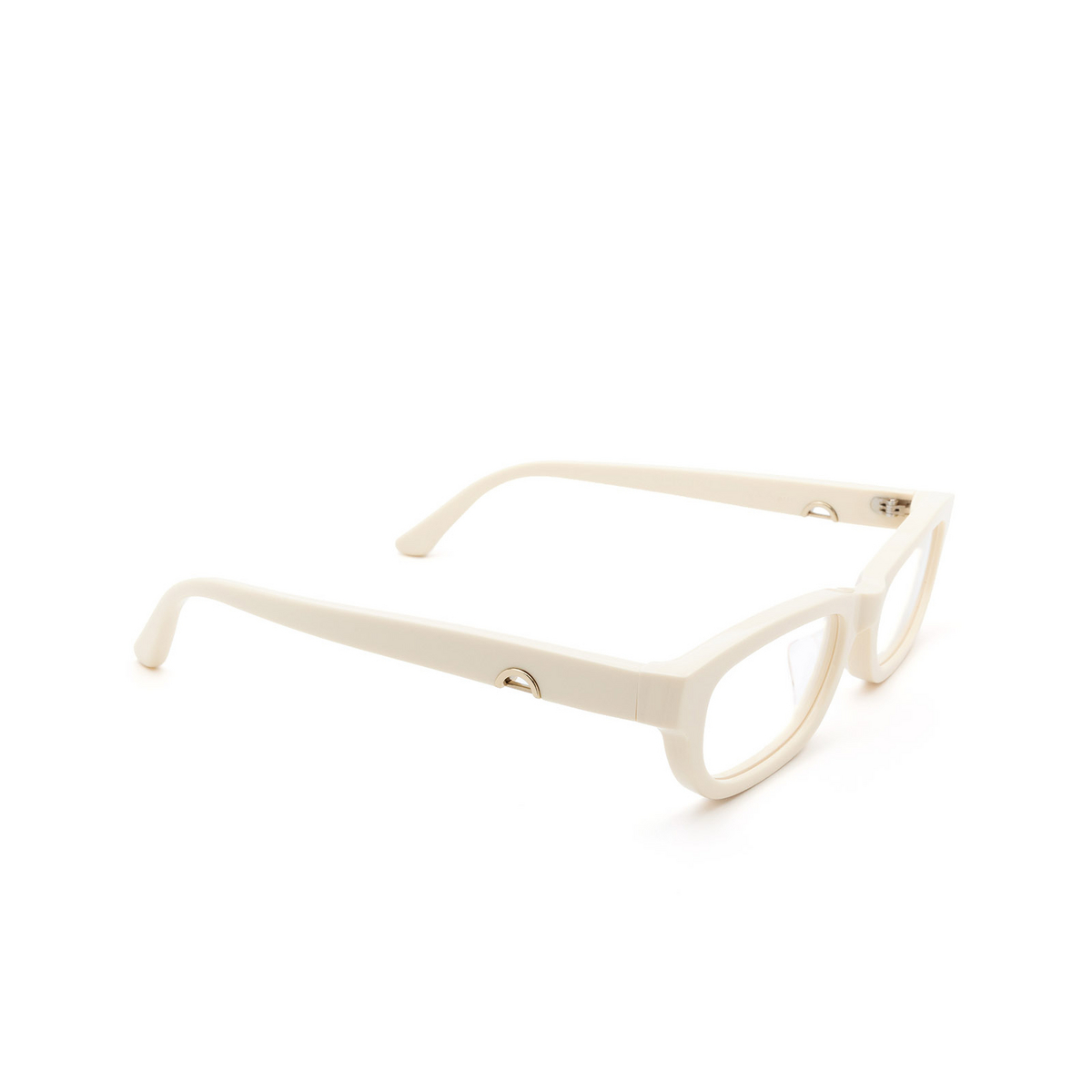 Huma LOU Eyeglasses 07V Ivory - three-quarters view