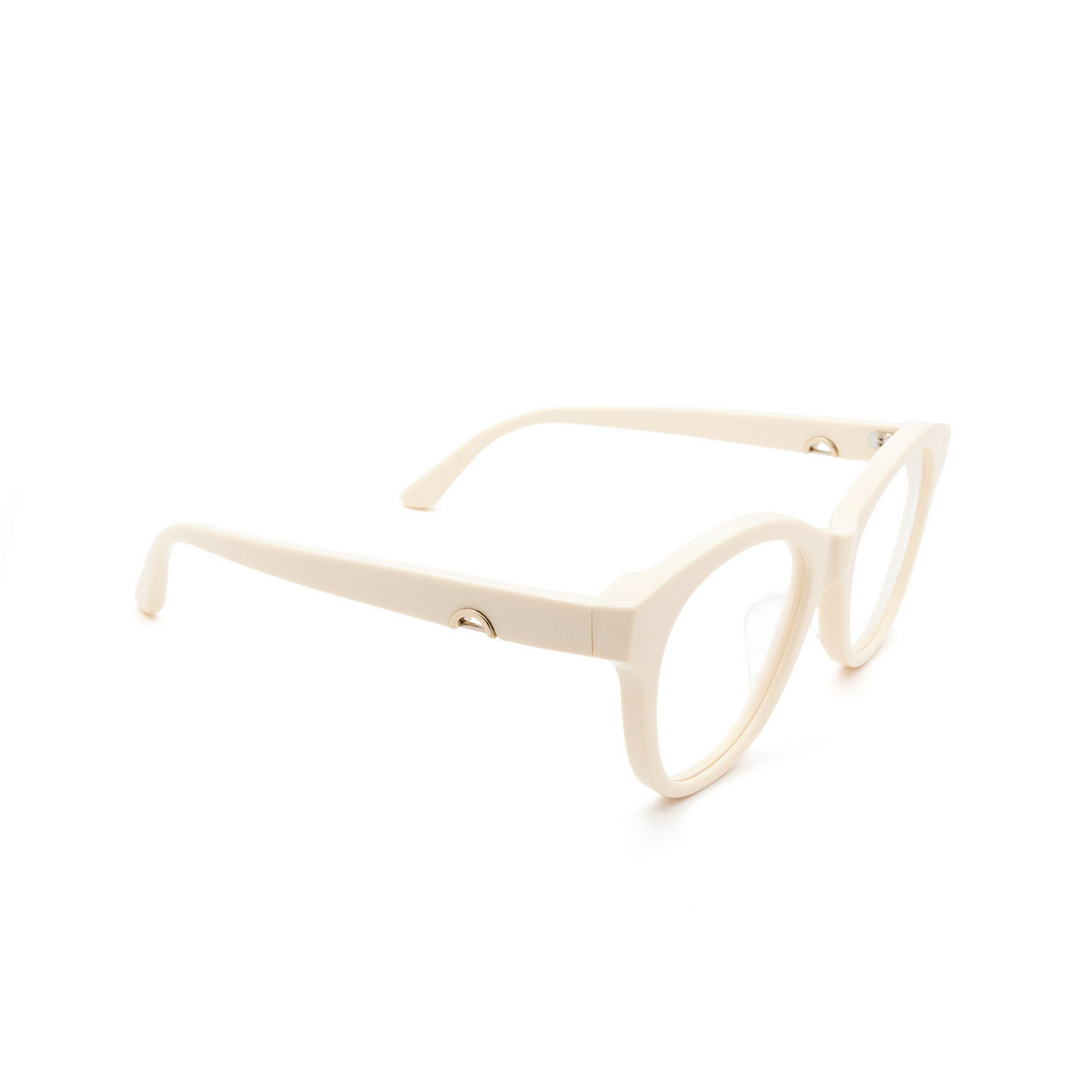 Huma MIA Eyeglasses 07V Ivory - three-quarters view