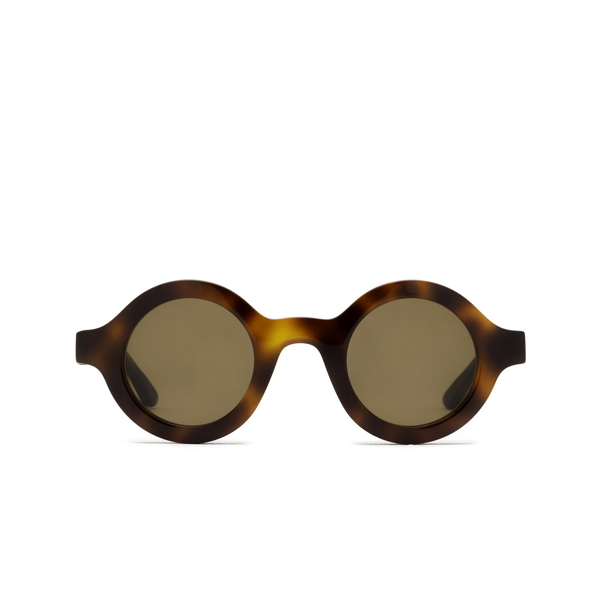 Huma® Round Sunglasses: Myo color Havana 00 - front view.