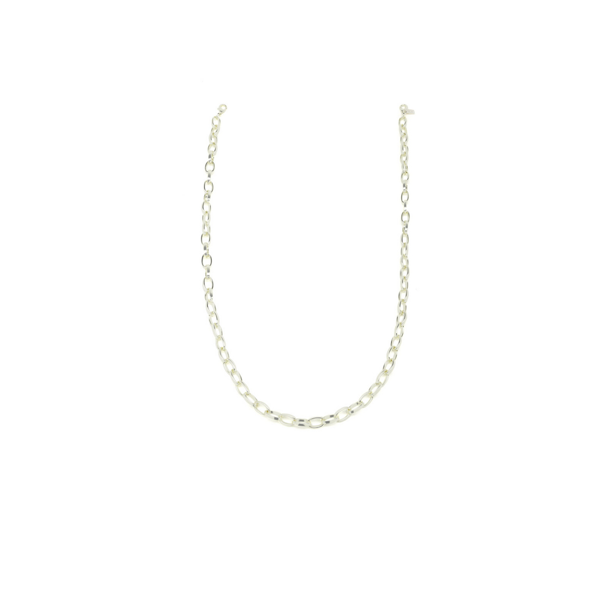 Huma® Accessories: Oval Chain color Silver P18 - product thumbnail 3/3.