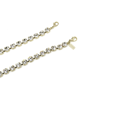 Huma SMALL STRASS CHAIN S02 Gold S02 gold - frontale