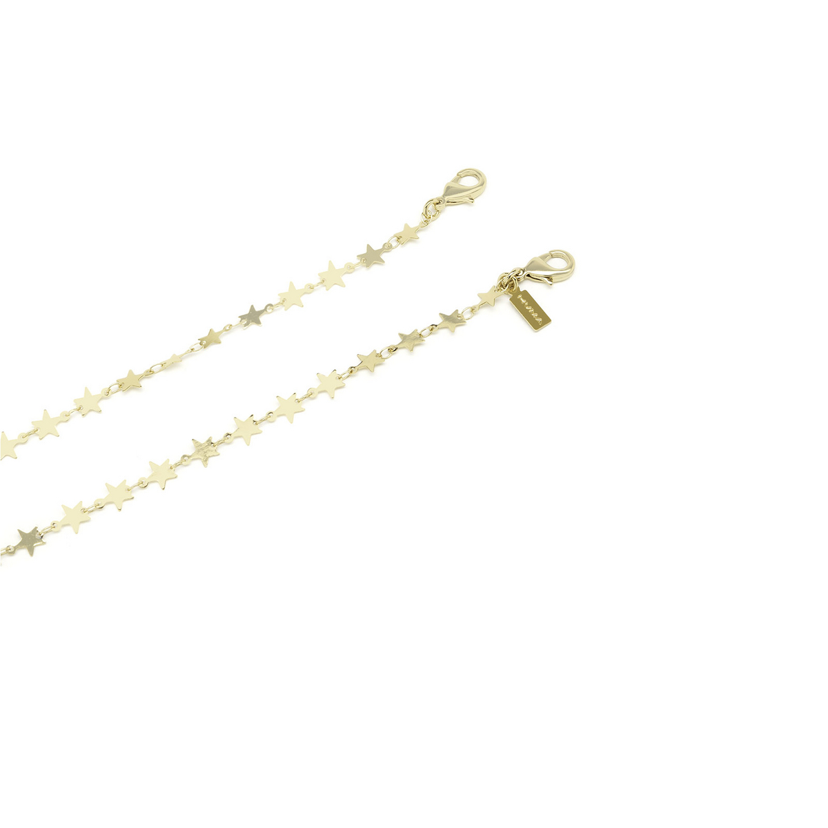 Huma® Accessories: Star Chain color Gold L04 - front view.