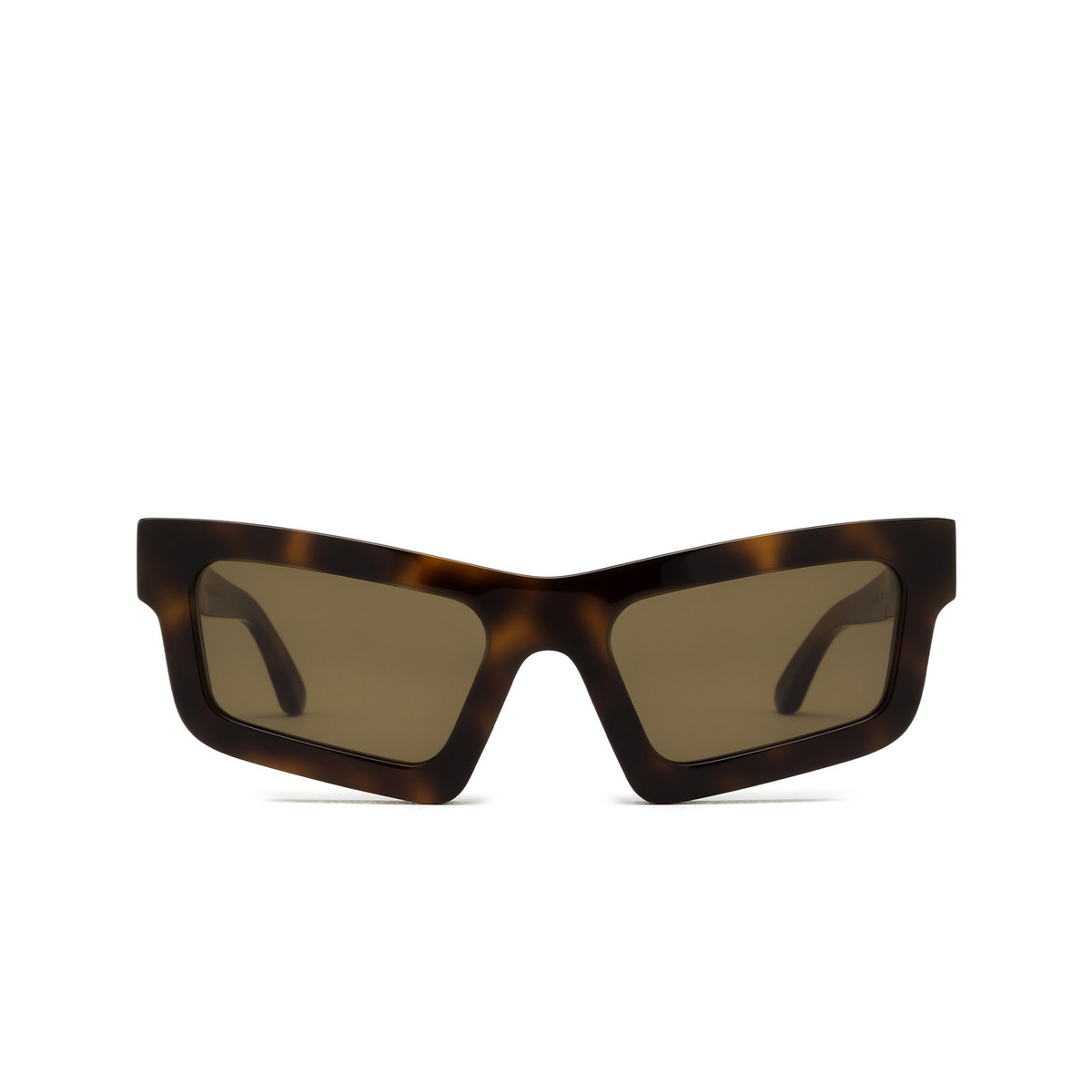 Huma® Rectangle Sunglasses: Tilde color Havana 00 - front view.