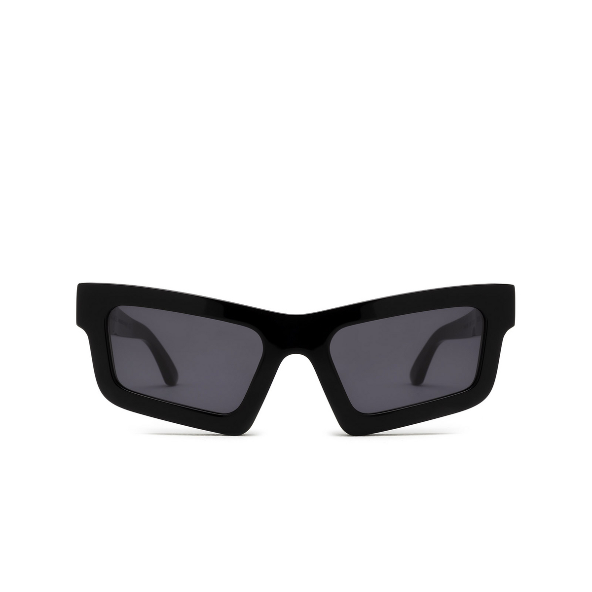 Huma® Rectangle Sunglasses: Tilde color Black 06 - front view.