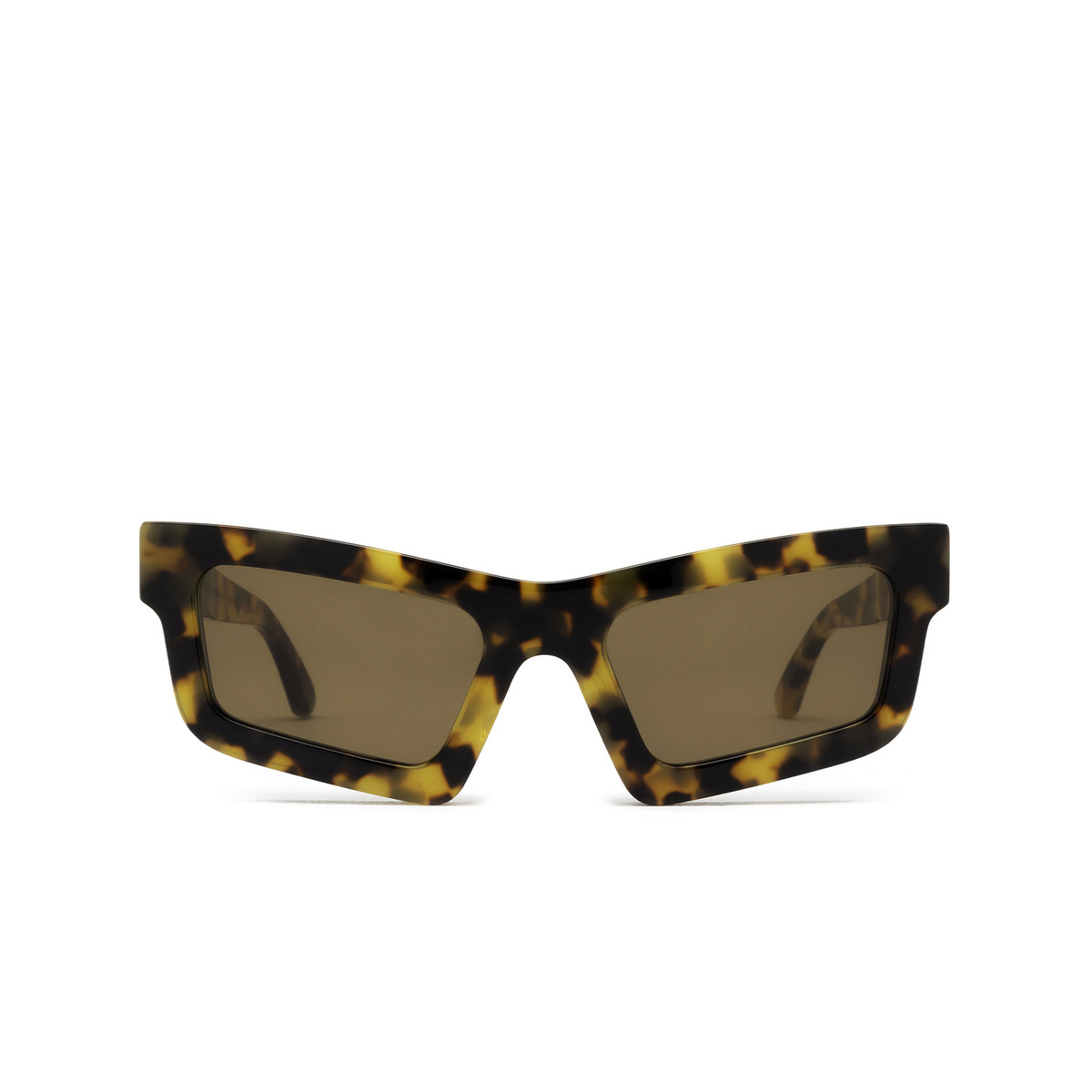 Huma® Rectangle Sunglasses: Tilde color Havana Maculate 19 - front view.