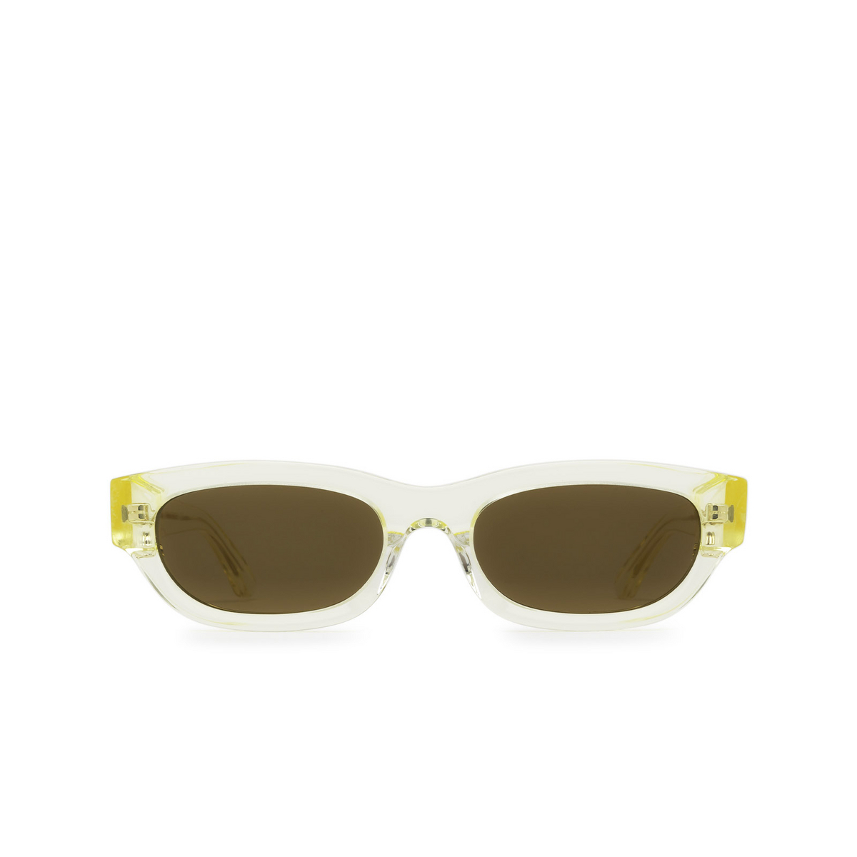 Huma® Rectangle Sunglasses: Tojo color Champagne 02 - front view.