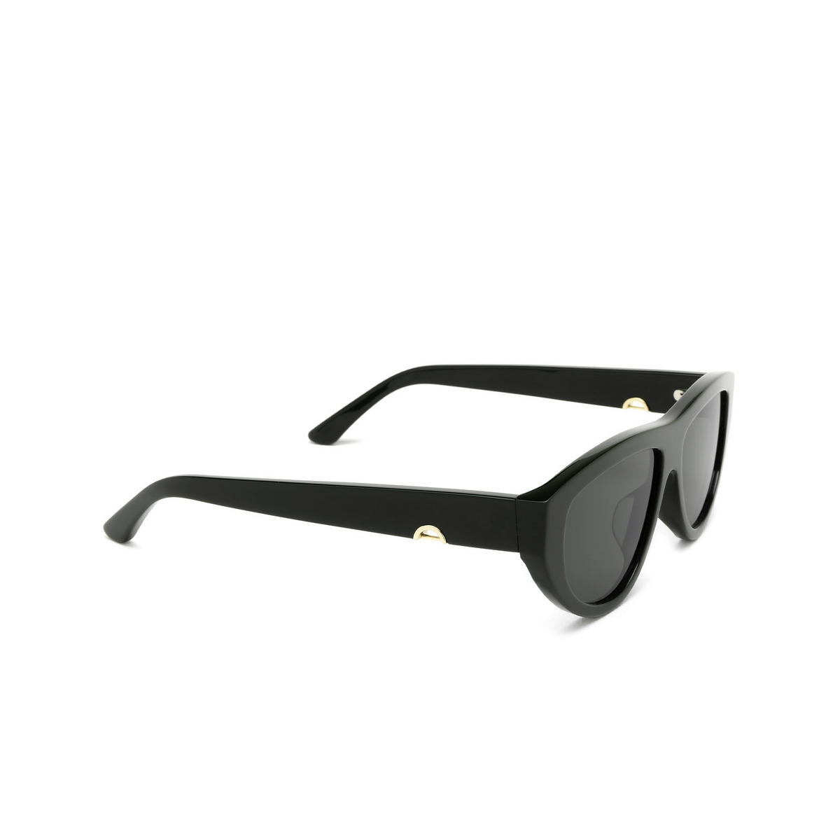 Huma® Oval Sunglasses: Viko color Green 13 - three-quarters view.