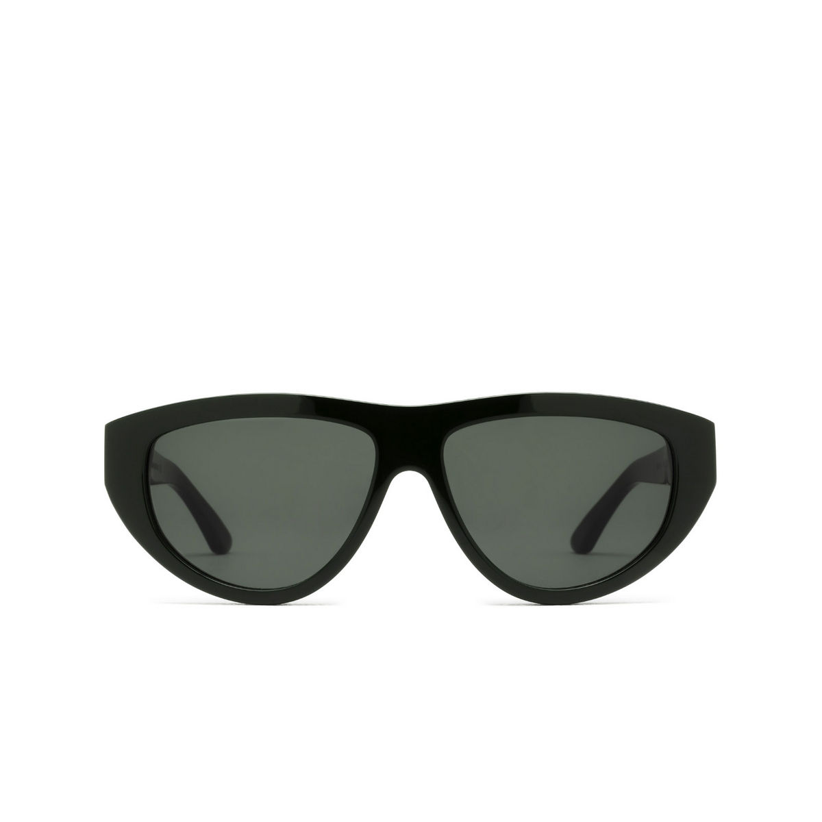 Huma® Oval Sunglasses: Viko color Green 13 - front view.