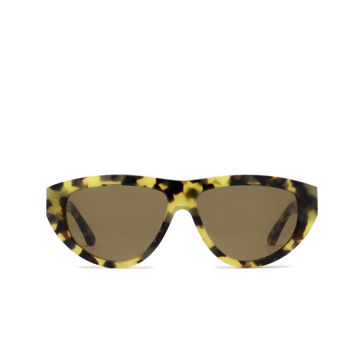 Huma® Oval Sunglasses: Viko color Havana Maculate 19 - front view.