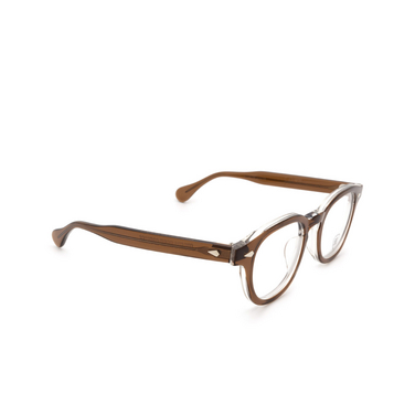 Julius Tart AR Eyeglasses brown crystal ii - three-quarters view
