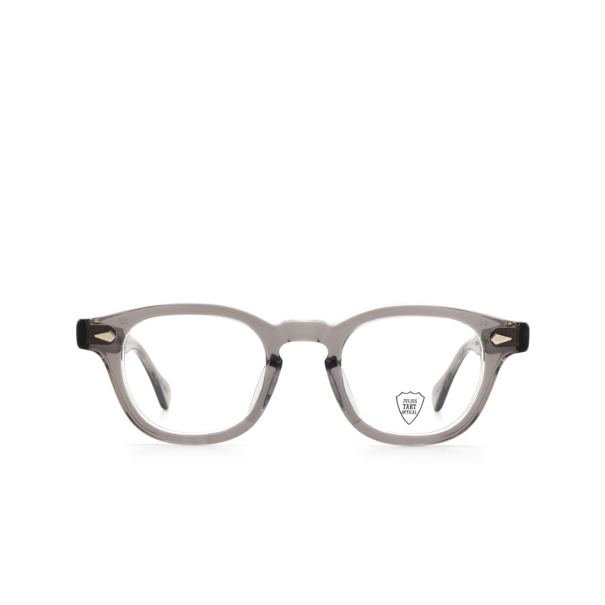 Julius Tart Optical® Square Eyeglasses: Ar color Grey Crystal Ii - front view.