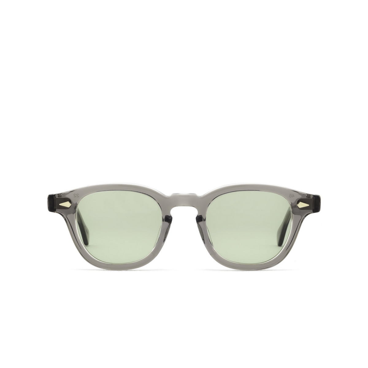 Julius Tart Optical® Square Sunglasses: Ar Sun color Grey Crystal Ii - front view.