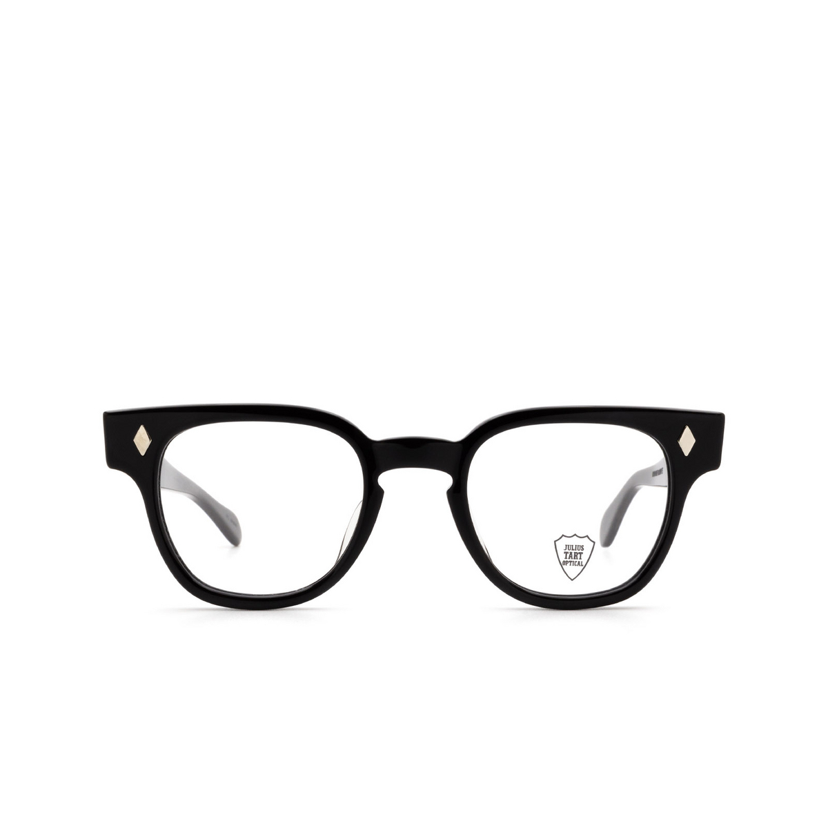 Julius Tart Optical® Square Eyeglasses: Bryan color Black - front view.