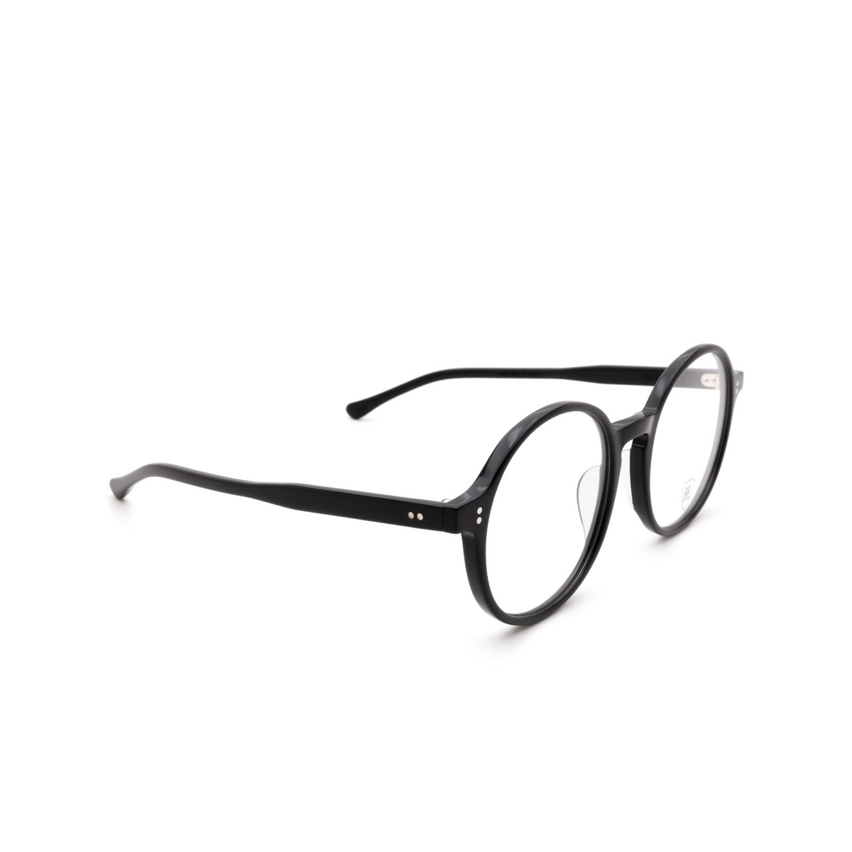 Julius Tart HIGGINS Eyeglasses BLACK - three-quarters view