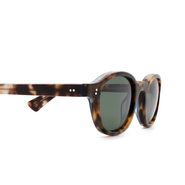 Lesca BRUT PANTO 8MM Sunglasses 17 dark havana - 3/4