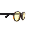 Gafas de sol Lesca BRUT PANTO 8MM 20 black & brown - Miniatura del producto 3/4