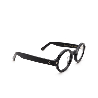 Lesca BURT Eyeglasses 5 black - three-quarters view