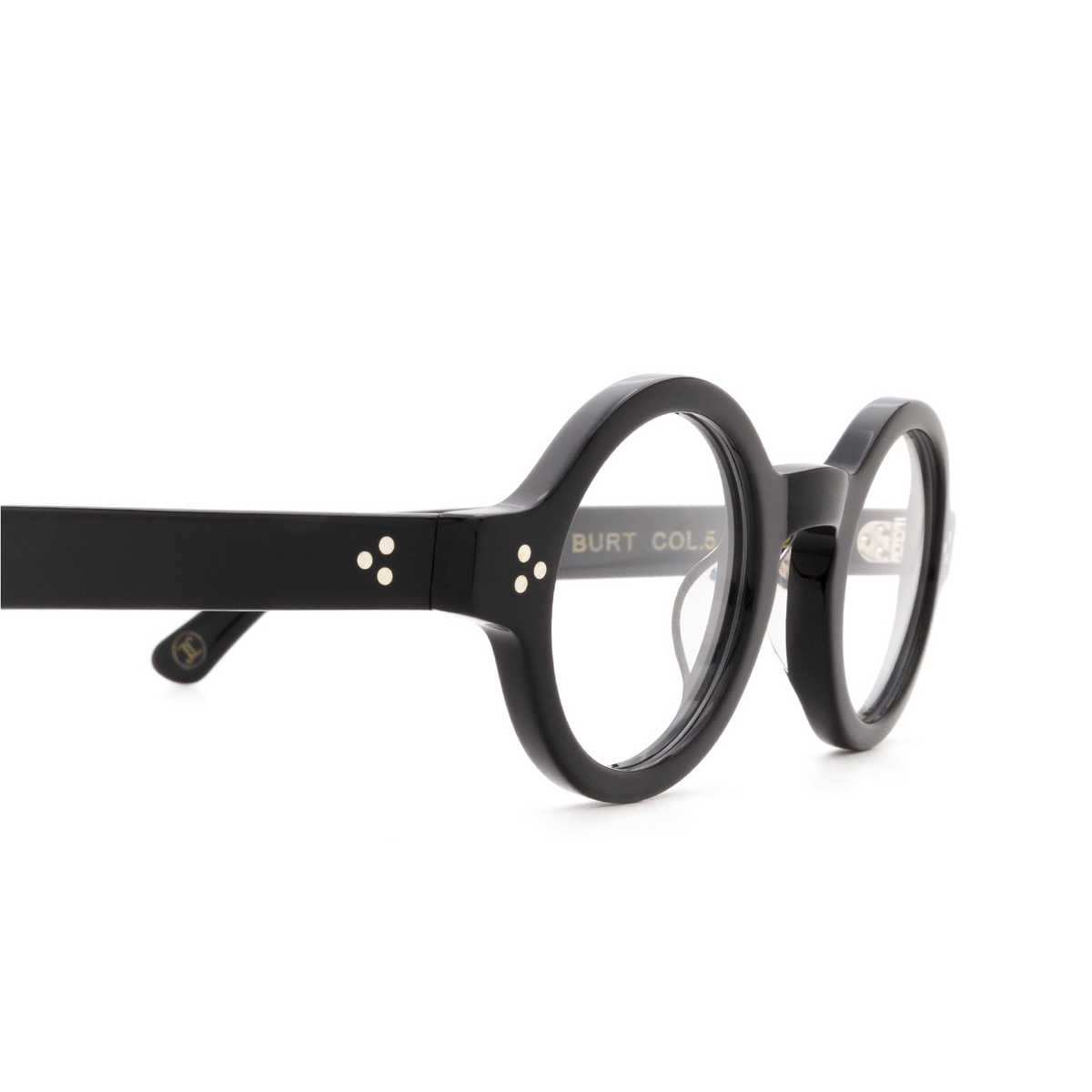Lesca BURT Eyeglasses 5 Black - 3/4