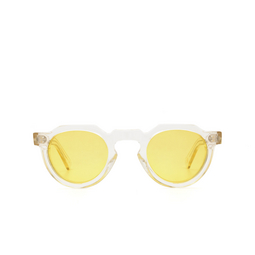 Lesca® Irregular Sunglasses: Crown Panto X Mia Burton color 21 - JOYFUL YELLOW.
