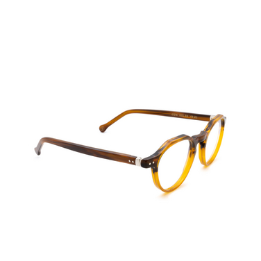 Lesca ICON Eyeglasses 83 havana gradient - three-quarters view