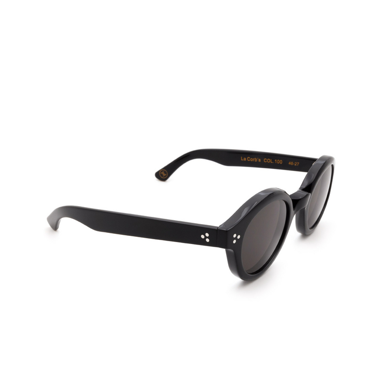 Lesca LA CORBS Sunglasses 100 black - 2/4