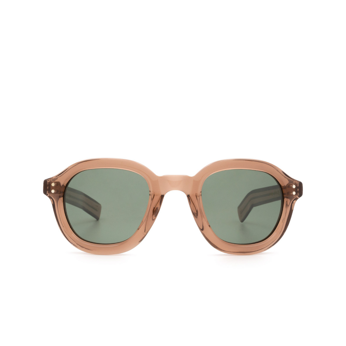 Lesca® Square Sunglasses: Largo color Transparent Brown 8 - front view.