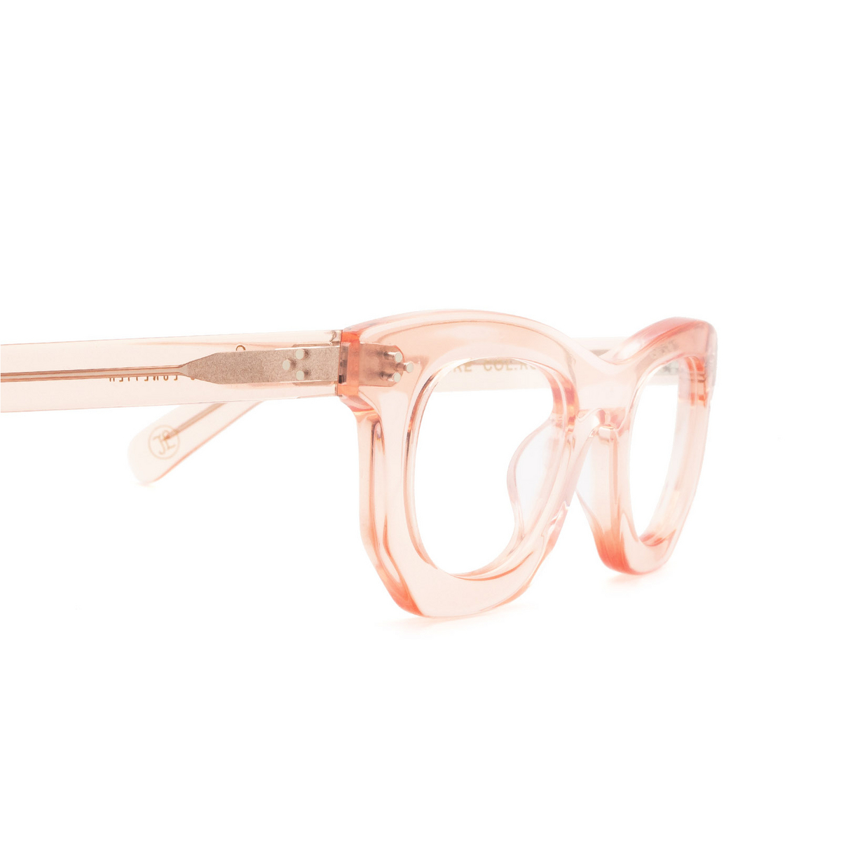 Lesca® Irregular Eyeglasses: Ogre color Pink Rose - 3/3.