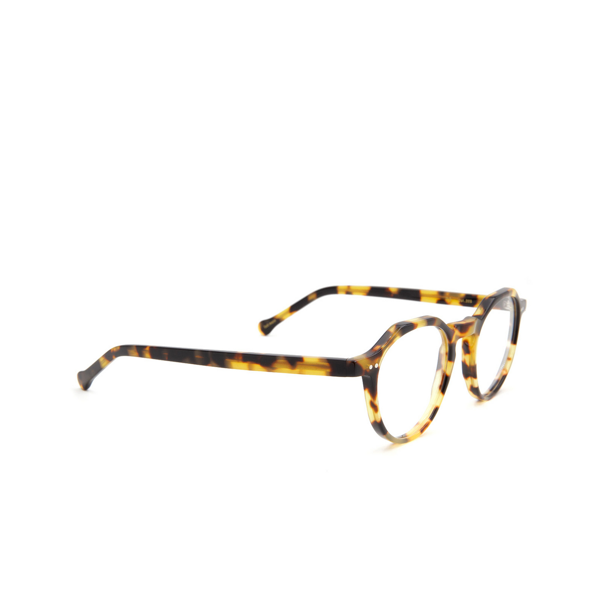 Lesca P2 Eyeglasses 228 Light Tortoise - three-quarters view
