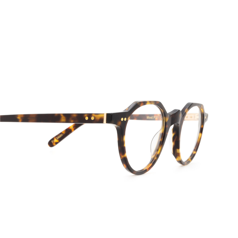 Lesca P21 Eyeglasses 424 havana - 3/4
