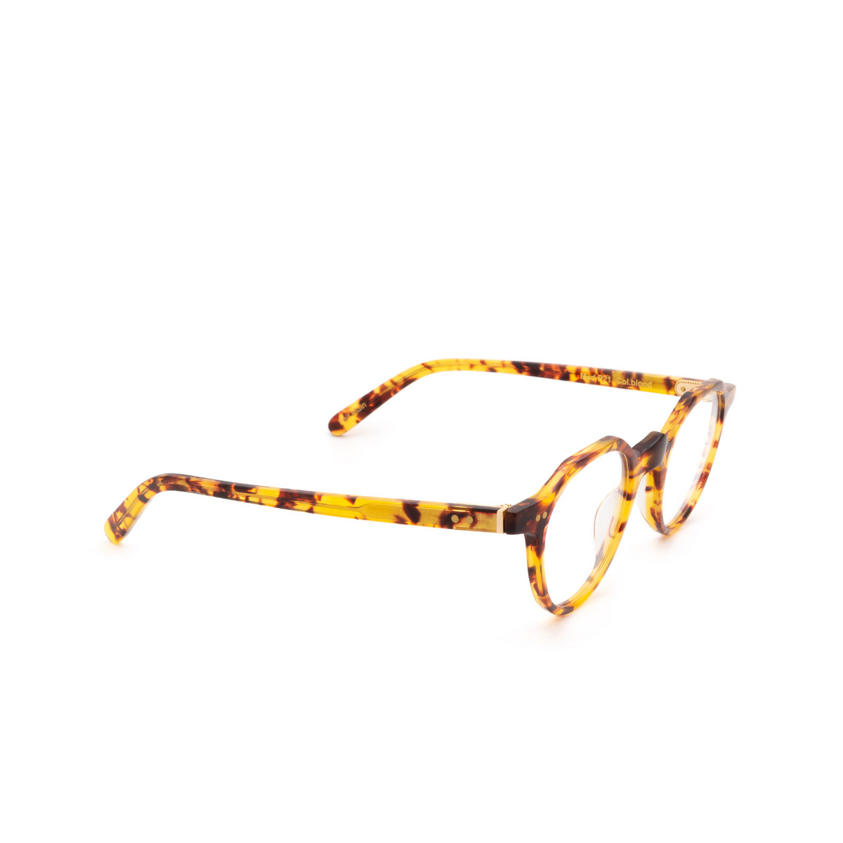 Lesca P21 Eyeglasses BLOND Light Havana - three-quarters view