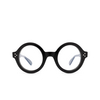 Lesca® Round Eyeglasses: Phil color Black 5 - product thumbnail 1/3.