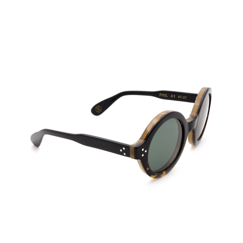 Lesca PHIL Sunglasses A1 dark havana - 2/4