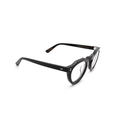 Lesca PICA Eyeglasses 100 black - three-quarters view