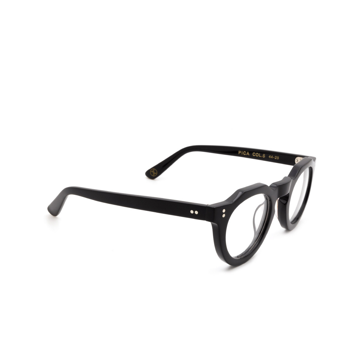 Lesca PICA Eyeglasses 5 Noir - three-quarters view