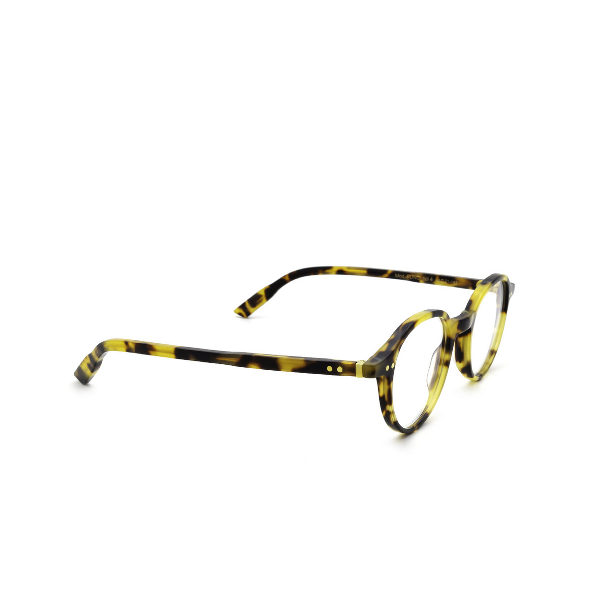 Lesca PUNO Eyeglasses 4 Havana - three-quarters view
