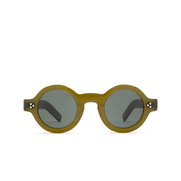 Lesca® Round Sunglasses: Tabu color Green A2.