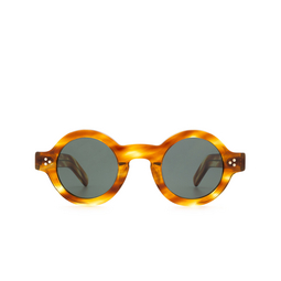 Lesca® Round Sunglasses: Tabu color Écaille Clair A8.