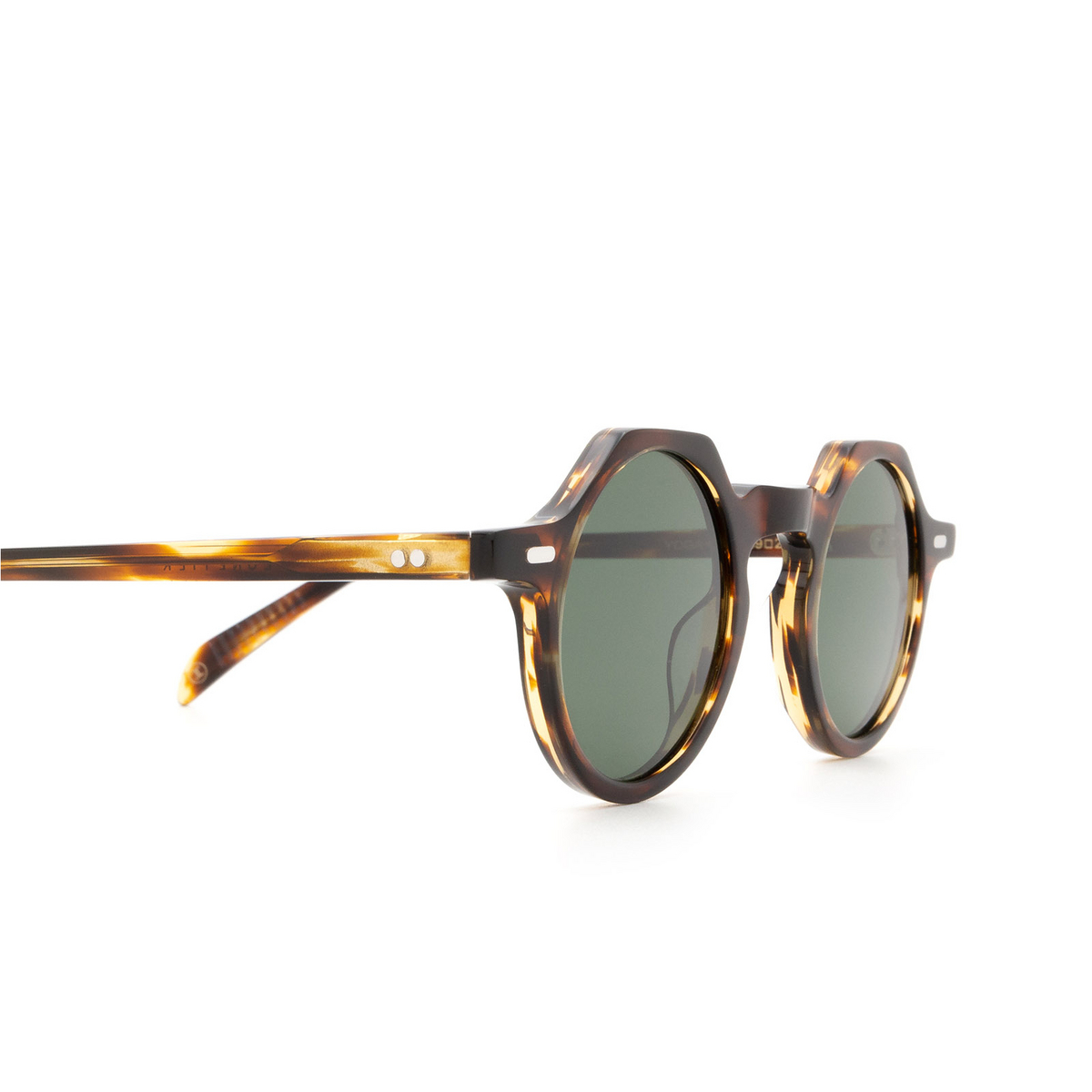 Lesca® Irregular Sunglasses: Yoga Sun color 193 Havana - 3/3