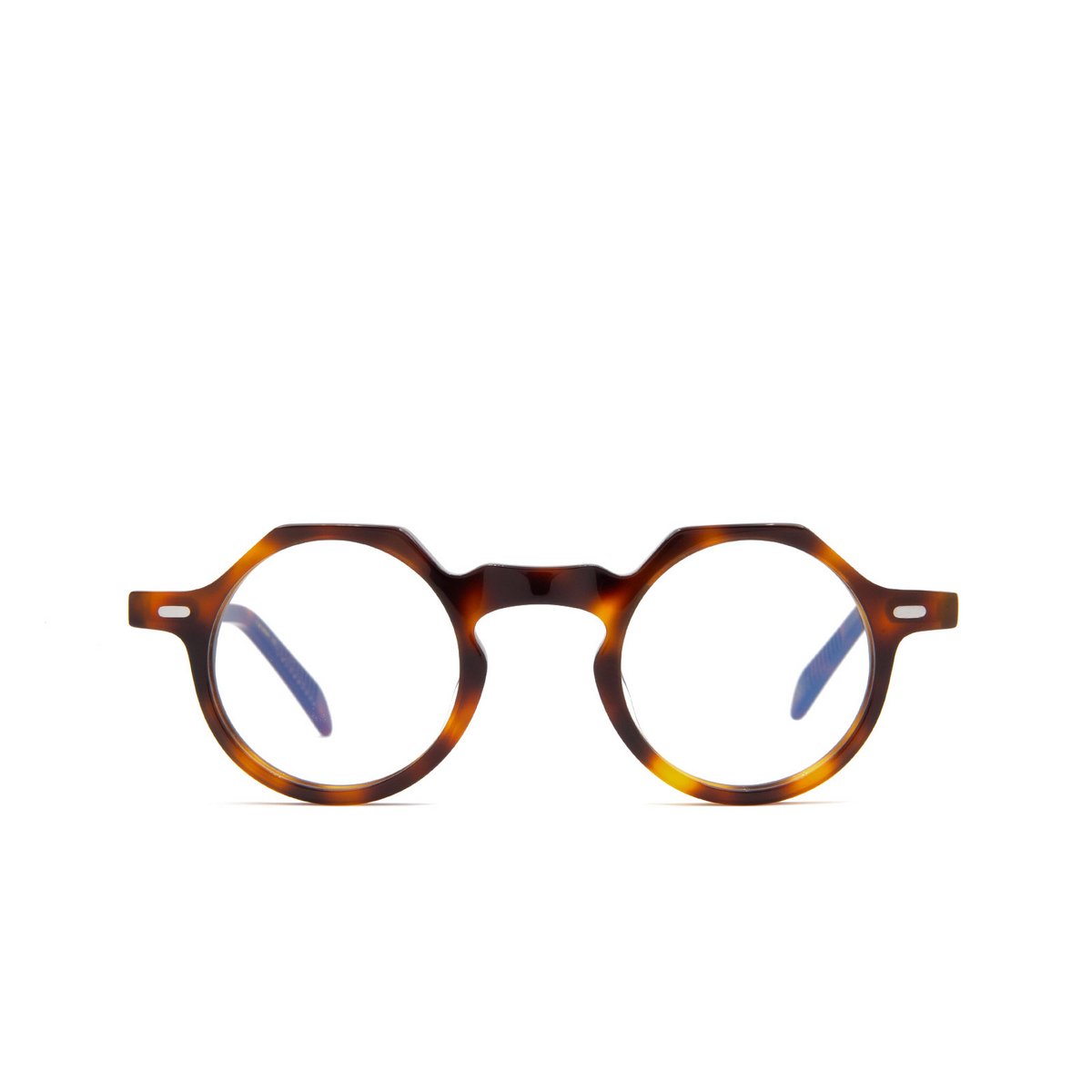 Lesca® Irregular Eyeglasses: Yoga color Havana 424 - front view.