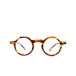 Lesca® Irregular Eyeglasses: Yoga color Écaille Jaspé 827.