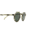 Lesca YOGA Sunglasses TWEED striped grey - product thumbnail 3/4