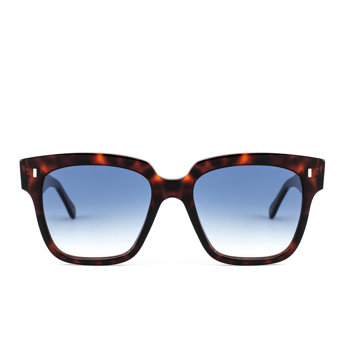 L.G.R® Square Sunglasses: Dakhla color Havana Bordeaux 65 - front view.