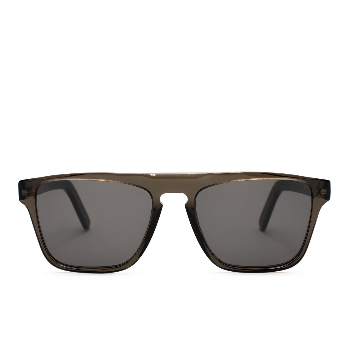 L.G.R® Square Sunglasses: Luanda Ii color Grey 70 - front view.