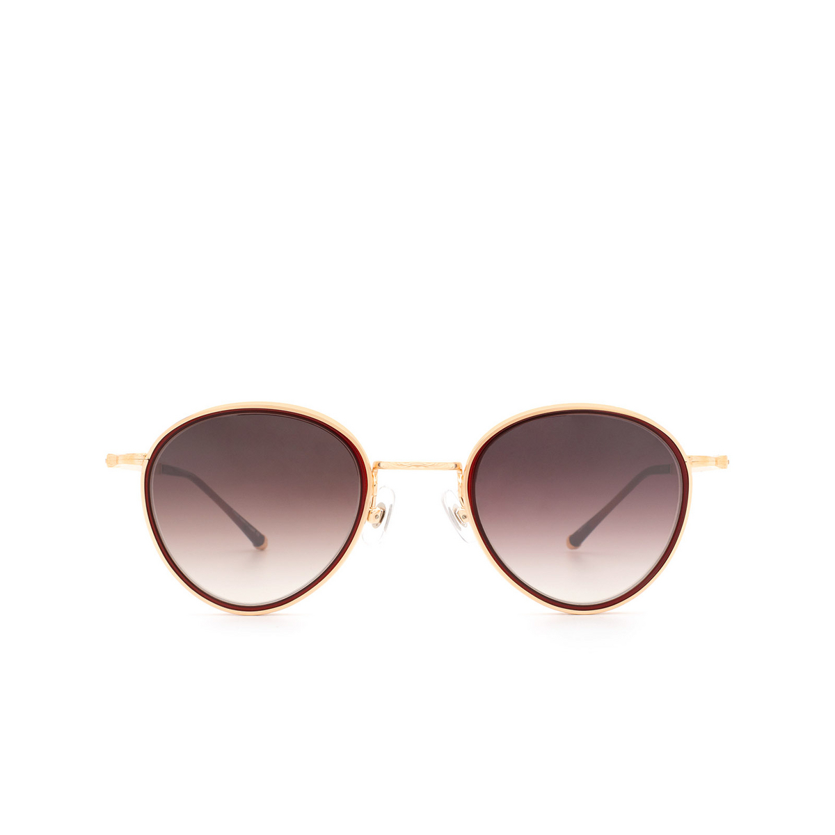 Matsuda M3070 Sunglasses BOR-RG Bordeaux / Rose Gold - front view