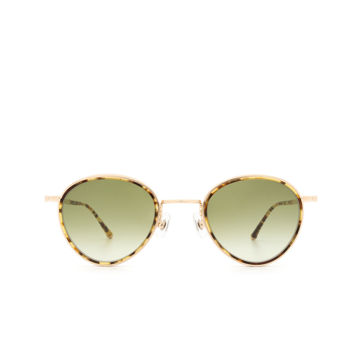 Matsuda M3070 Sunglasses TOT-BG Tortoise / Brushed Gold - front view