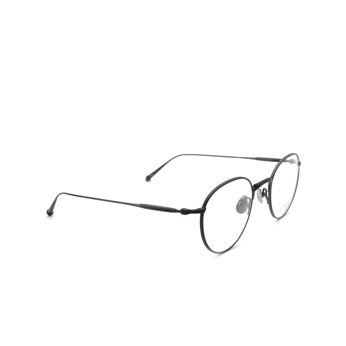 Matsuda M3085 Eyeglasses MBK Matte Black - three-quarters view